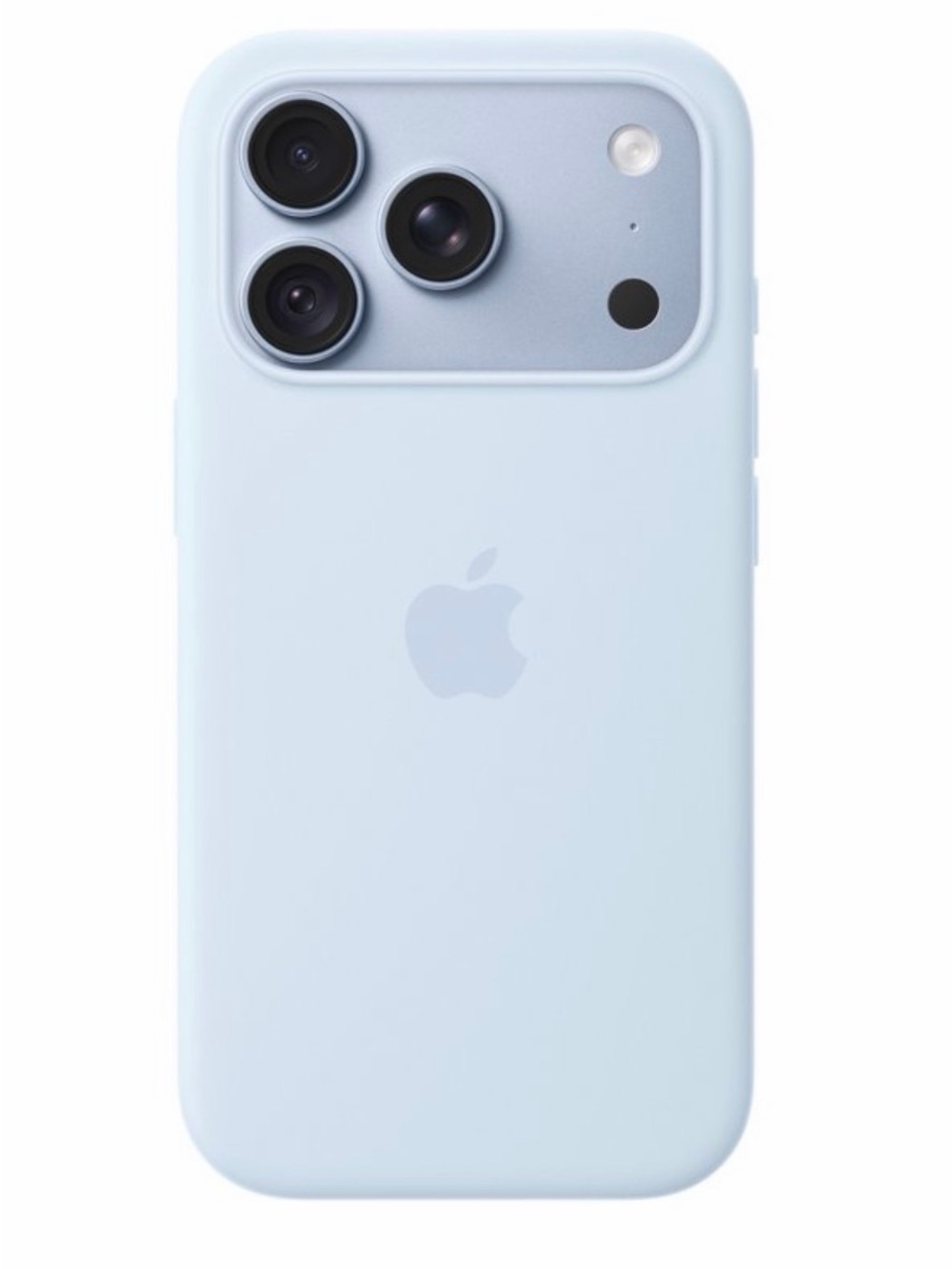 Apple iPhone 18 Pro Silicone Case with MagSafe Crisp Blue
